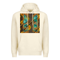 Sandshell aztec and sunflowers Premium Hoodie - BundleAndBundleShop