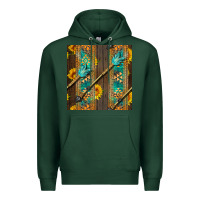 Sports Green aztec and sunflowers Premium Hoodie - BundleAndBundleShop