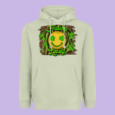 Feeling Lucky Heavyweight Hoodie Designed By Ranaportraitstore