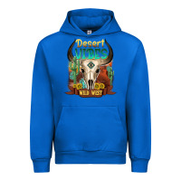 Cobalt desert vibes wild west Urban Hoodie - NancyCooperArtShop