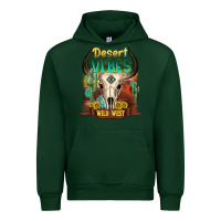 Forest Green desert vibes wild west Urban Hoodie - NancyCooperArtShop