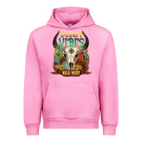 Fuchsia Pink desert vibes wild west Urban Hoodie - NancyCooperArtShop