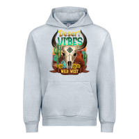 Heather Grey desert vibes wild west Urban Hoodie - NancyCooperArtShop