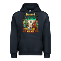 Navy desert vibes wild west Urban Hoodie - NancyCooperArtShop