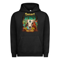Pigment Black desert vibes wild west Urban Hoodie - NancyCooperArtShop