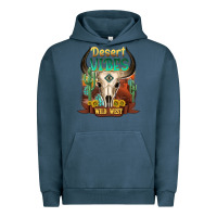 Pigment Midnight Navy desert vibes wild west Urban Hoodie - NancyCooperArtShop