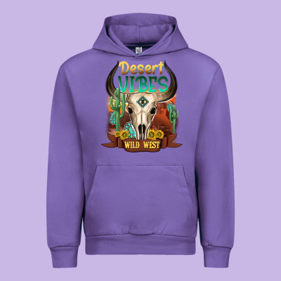 Desert Vibes Wild West Urban Hoodie Designed By Nancycooperartshop