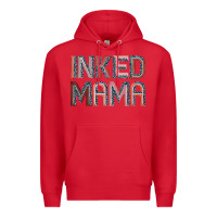 Red inked mama Premium Hoodie - JahusDesignShop