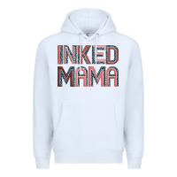 White inked mama Premium Hoodie - JahusDesignShop