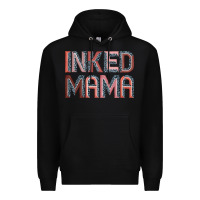 Black inked mama Premium Hoodie - JahusDesignShop
