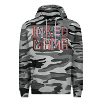 Slate Camo inked mama Premium Hoodie - JahusDesignShop
