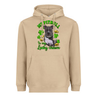 Mushroom st patricks day my pitbuli my lucky charm Heavyweight Hoodie - RanaPortraitStore
