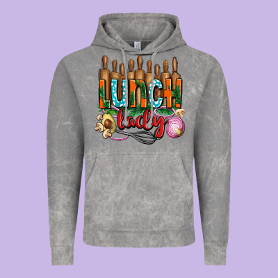 Lunch Lady With Onions Vintage Hoodie Designed By Adodesignshop