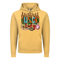Vintage Mustard lunch lady with onions Vintage Hoodie - AdoDesignShop