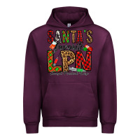 Mauve Wine santa's favorite lpn Urban Hoodie - Jasminsmagicworld