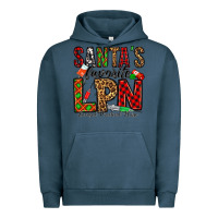 Pigment Midnight Navy santa's favorite lpn Urban Hoodie - Jasminsmagicworld