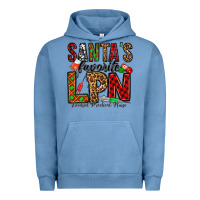 Pigment Pebble Blue santa's favorite lpn Urban Hoodie - Jasminsmagicworld