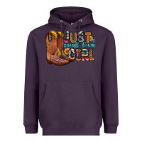 Plum just a small town girl Heavyweight Hoodie - Zillion Design Studio