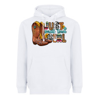 White just a small town girl Heavyweight Hoodie - Zillion Design Studio