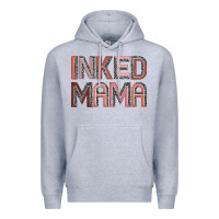 Heather Grey inked mama Premium Hoodie - JahusDesignShop