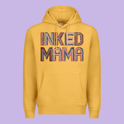 Inked Mama Premium Hoodie Designed By Jahusdesignshop