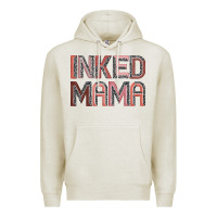 Oatmeal Heather inked mama Premium Hoodie - JahusDesignShop