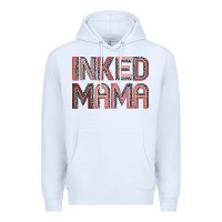 White inked mama Premium Hoodie - JahusDesignShop