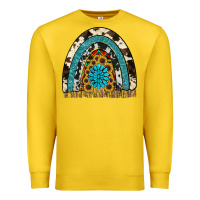 Lemon rainbow sunflower gemstone Premium Sweatshirt - RanaPortraitStore
