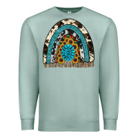 Seafoam rainbow sunflower gemstone Premium Sweatshirt - RanaPortraitStore