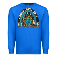 True Royal rainbow sunflower gemstone Premium Sweatshirt - RanaPortraitStore