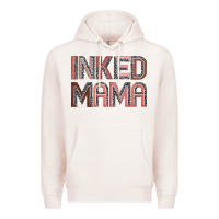Pale Pink inked mama Premium Hoodie - JahusDesignShop