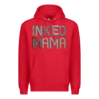 Red inked mama Premium Hoodie - JahusDesignShop
