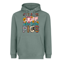 Sage just a girl who loves pigs Heavyweight Hoodie - Zillion Design Studio