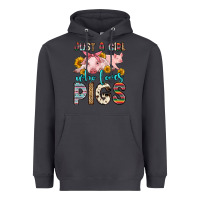 Smoke just a girl who loves pigs Heavyweight Hoodie - Zillion Design Studio