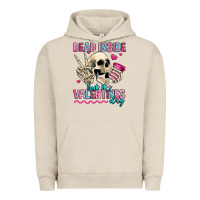Pigment French Oak dead inside but it's valentines day Urban Hoodie - Jasminsmagicworld