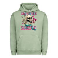 Pigment Oil Green dead inside but it's valentines day Urban Hoodie - Jasminsmagicworld