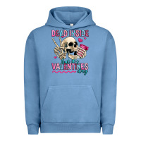 Pigment Pebble Blue dead inside but it's valentines day Urban Hoodie - Jasminsmagicworld