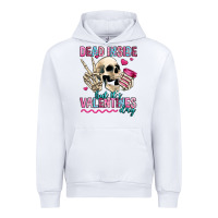 White dead inside but it's valentines day Urban Hoodie - Jasminsmagicworld