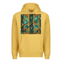Antique Gold aztec and arrow Premium Hoodie - BundleAndBundleShop