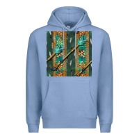Colony Blue aztec and arrow Premium Hoodie - BundleAndBundleShop