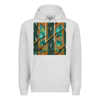 Dove Grey aztec and arrow Premium Hoodie - BundleAndBundleShop