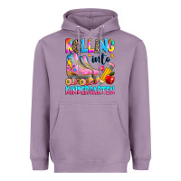 Lavender rolling into kindergarten grade Heavyweight Hoodie - texasbilliewilder
