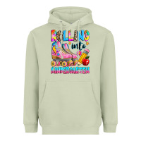 Matcha rolling into kindergarten grade Heavyweight Hoodie - texasbilliewilder