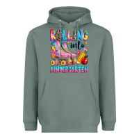 Sage rolling into kindergarten grade Heavyweight Hoodie - texasbilliewilder