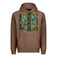 Chestnut aztec and arrow Premium Hoodie - BundleAndBundleShop