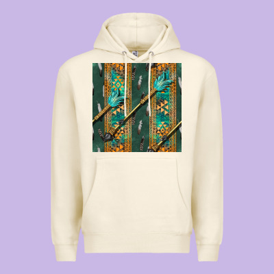 Aztec And Arrow Premium Hoodie Designed By Bundleandbundleshop