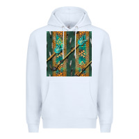 White aztec and arrow Premium Hoodie - BundleAndBundleShop