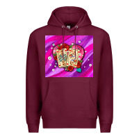 Valentines Day Playing Cards And Pearl Watercolor Premium Hoodie | Teevron