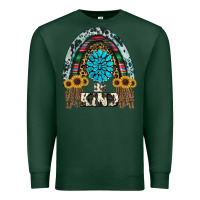 Sports Green western rainbow  be kind Premium Sweatshirt - RanaPortraitStore