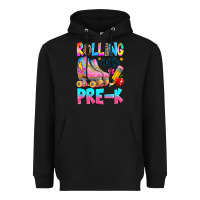 Black rolling into pre k grade Heavyweight Hoodie - texasbilliewilder
